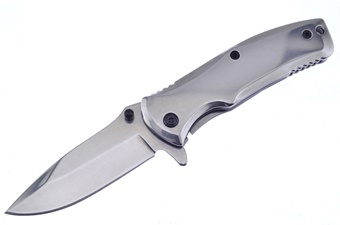 Silver Stainless Steel Snapshot Tactical