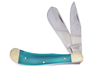 Dark Green Bone Saddlehorn