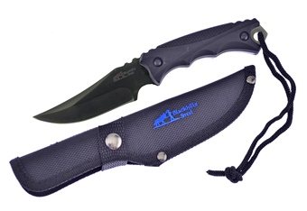 Black Rubberized Hunterer with Sheath