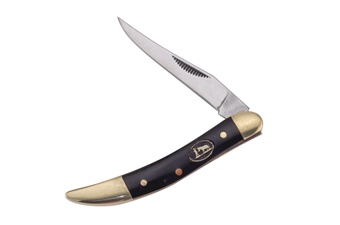 Cape Buffalo Horn Toothpick with Copper Bolsters