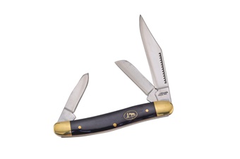 Cape Buffalo Horn Wrangler with Copper Bolsters