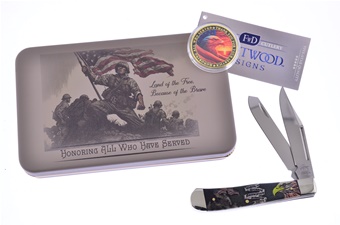 wood Designs Honor Duty Trapper