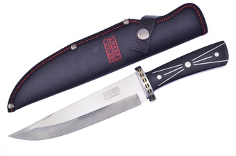 Black Abs Bowie with Handle Inlay