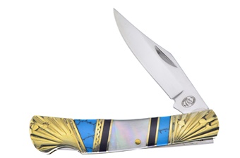 Blue/Black Turquoise/Mother Of Pearl Barracuda