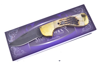 Wh Jig Bone Black Titanium Blade