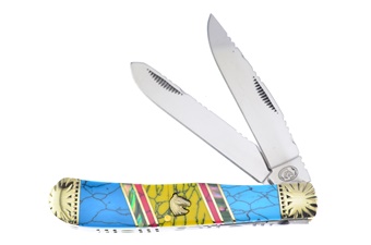 Yellow/Blue Turquoise Trapper