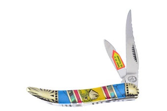 Yellow/Blue Turquoise 2-Blade Toothpick