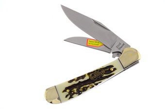 Stag Bone Resin Locking Copperhead