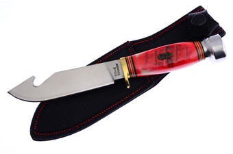 Red Bone Guthook with Sheath