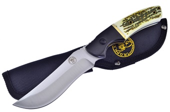 Stagolon/Black Pakkawood Bowie with Sheath