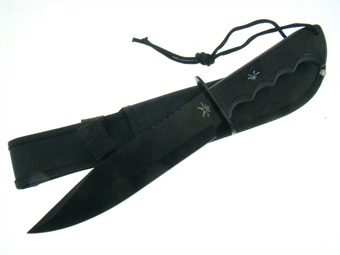 Black Composite Bowie with Nylon Sheath