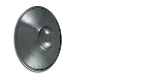 Plain Buckler, 14g Diameter: 12"