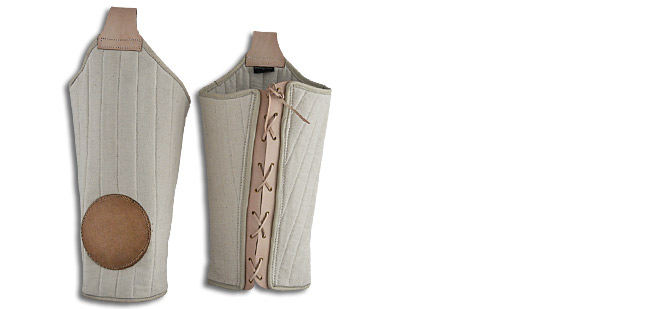 Crusader Upper Leg Padding, Natural Large