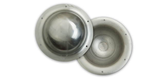 Large Dome Shield Boss - 14g Steel