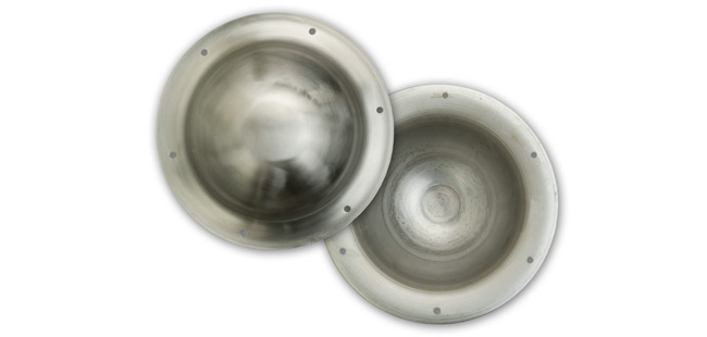 Large Dome Shield Boss - 18 G Stainless