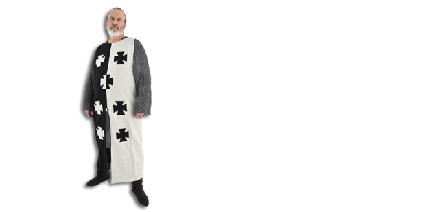 Black & White Crusader Surcoat