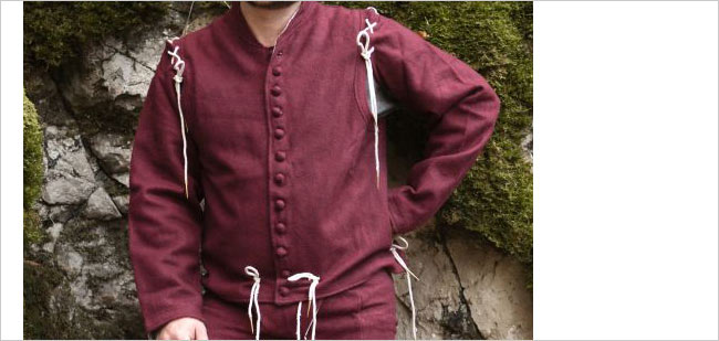 Vest Coat-Burgundy