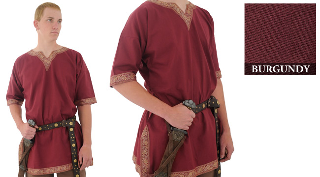 Viking Shirt, Burgundy Medium