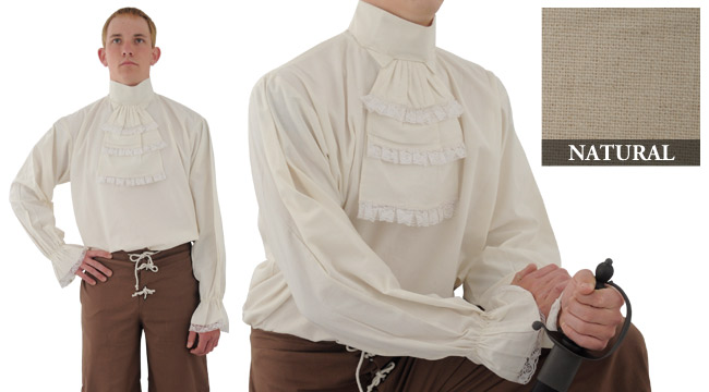 Napoleonic Shirt, Natural X-Large