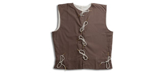 Men'S Waistcoat - Brown Xx-Large