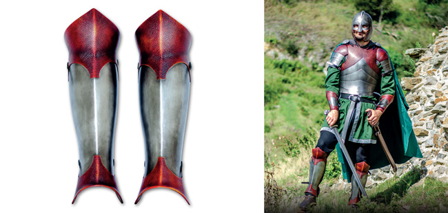 Horse Lord Synthetic Armour Horse Lord Greaves