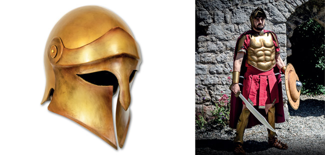 Bronze Hoplite Synthetic Armour Bronze Hoplite Helmet