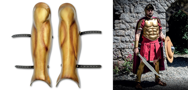 Bronze Hoplite Synthetic Armour Bronze Hopelite Greaves
