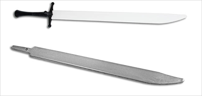Xtreme Synthetic Messer Blade Silver