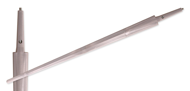 Xtreme Synthetic Single Hand Blade Silver