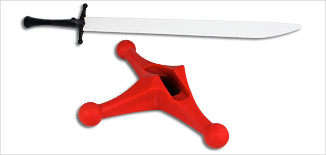 Synthetic Messer Guard Red