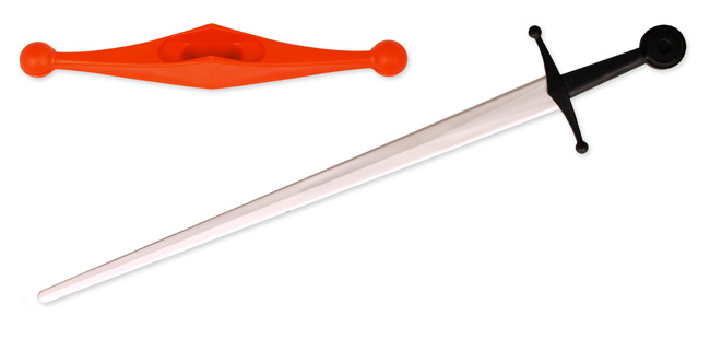 Synthetic Single Hand Guard Red