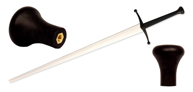 Synthetic Scent Stopper Pommel Black