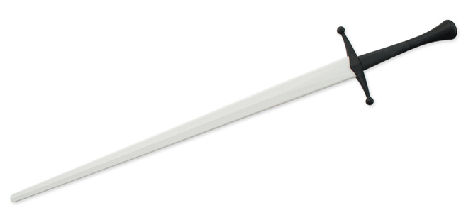 Synthetic Bastard Sparring Sword White Blade