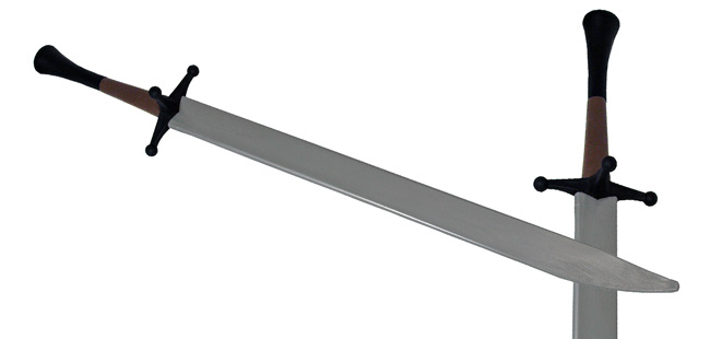 Synthetic Langes Messer Sparring Sword Silver Blade