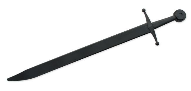 Synthetic Falchion Sparring Sword Black Blade