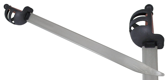 Synthetic Cutlass Sparring Sword Silver Blade