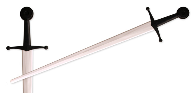Synthetic Single Hand Sparring Sword - White Blade White Blade