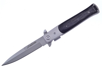 Black Pakkawood Snapshot Stiletto