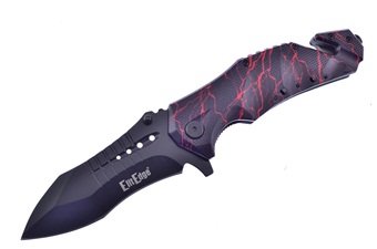 Black/Red Aluminum Tactical