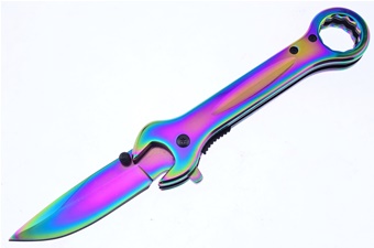Rainbow Stainless Steel Wrench Knife