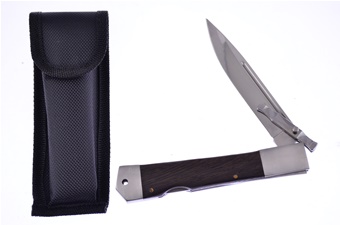 Elite Ebony Wood Lockback