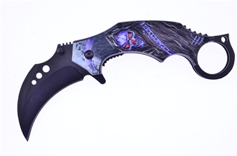 Blue Abs Karambit