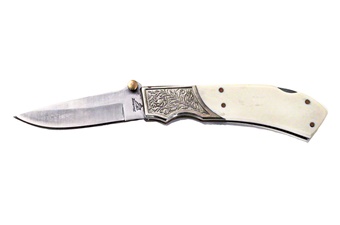 Ivory Smoothbone Lockback