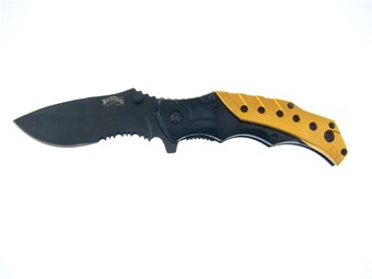 Yellow Aluminum Tactical Folder