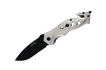 Silver Aluminum Tactical Folder