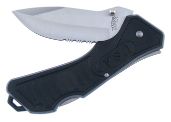 Black Composite Buckshot Tactical Folder