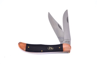 Cape Buffalo Horn Folding Hunter W/Copper Bolsters