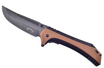 Brown Aluminum.Assist Open Tactical