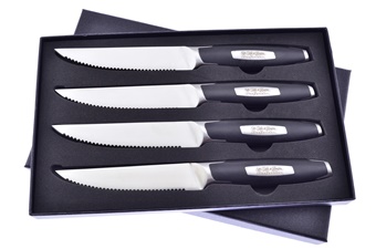 Black Abs 4pc Steak Set