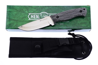 Black/White G10 Stainless Steel Blade